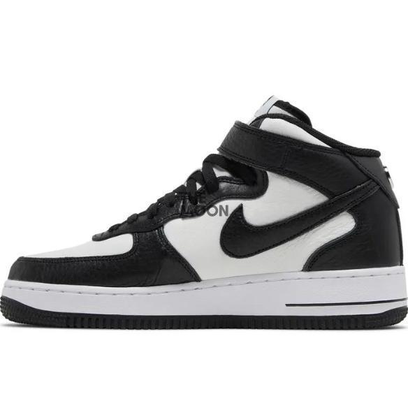 Sepatu Air Force - Air Force 1 Mid x Stussy 'Black White' Orinal