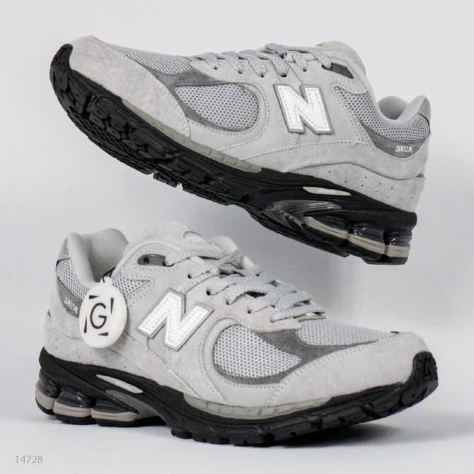 Sepatu NB 2002R Grey Black JD Exclusive Sneakers Authentic Casual Shoes