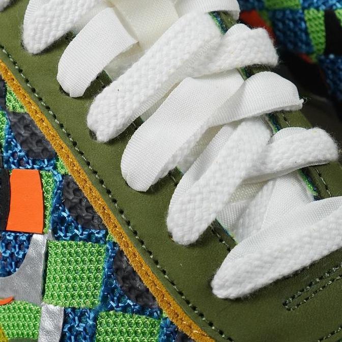 Sacai Vaporwaffle Green Gusto Multi Jean Paul Gaultier Authentic