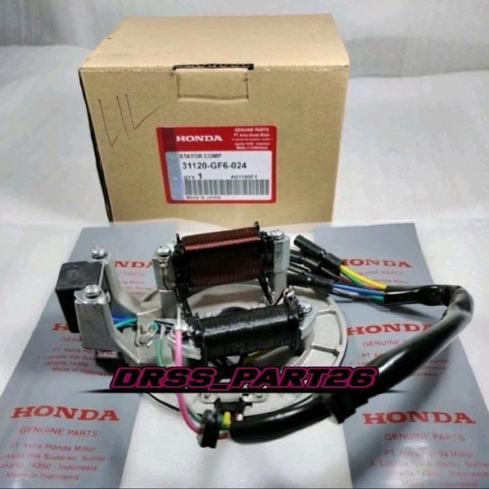 Spul Assy Komplit Honda Motor Win 100 Original Gf6 Original Dan Terpercaya