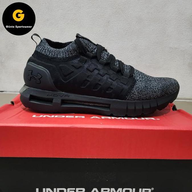 Sepatu Under Armour HOVR Phantom 1 Triple Black Reissue Orinal BNIB