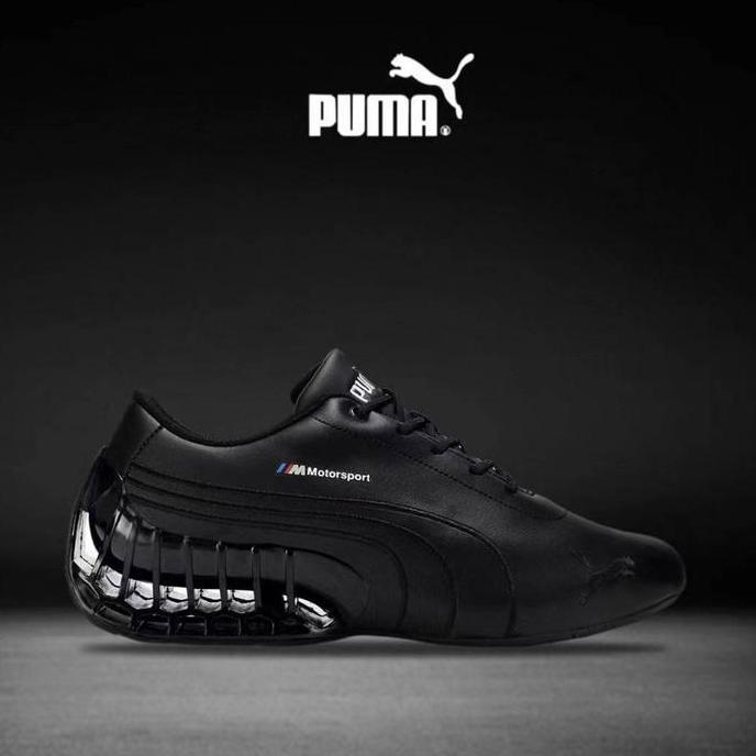 Sepatu Puma Roma x Motorsport - Triple Black