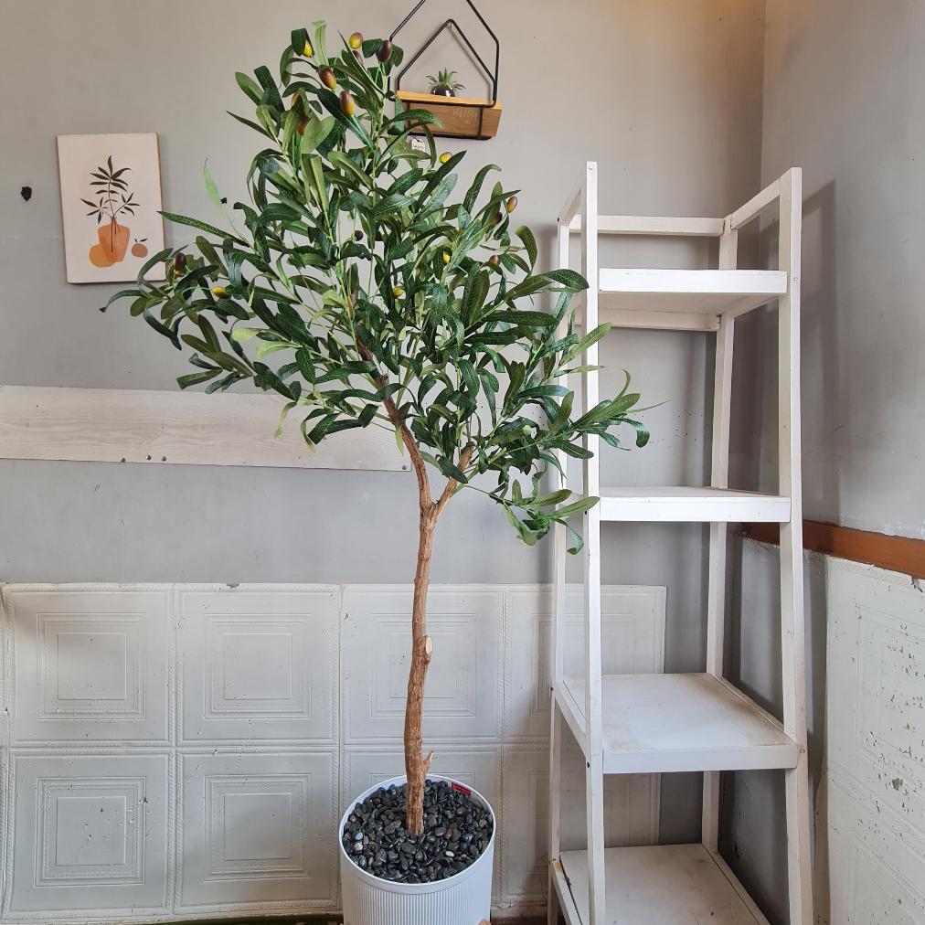 Tanaman Hias Artificial Besar Pohon Zaitun Plastik