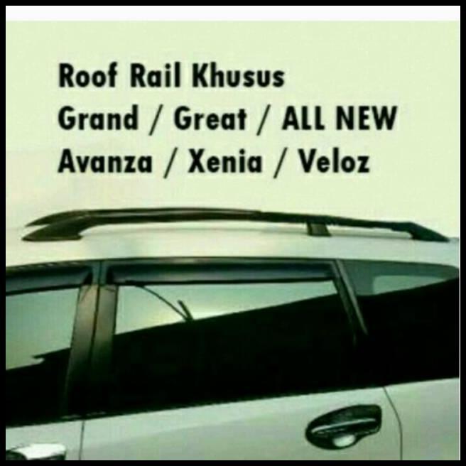 GRATIS ONGKIR ROOF RAIL ATAS BAGASI MOBIL AVANZA / XENIA / TARUNA UNIVERSAL 2 PCS 