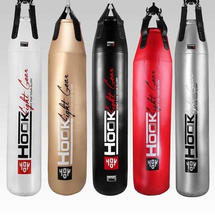 Samsak Tinju Gantung 180cm Hook Sansak Muay Thai Punching Bag Taekwondo Sandsack Silat Sarung Samsak