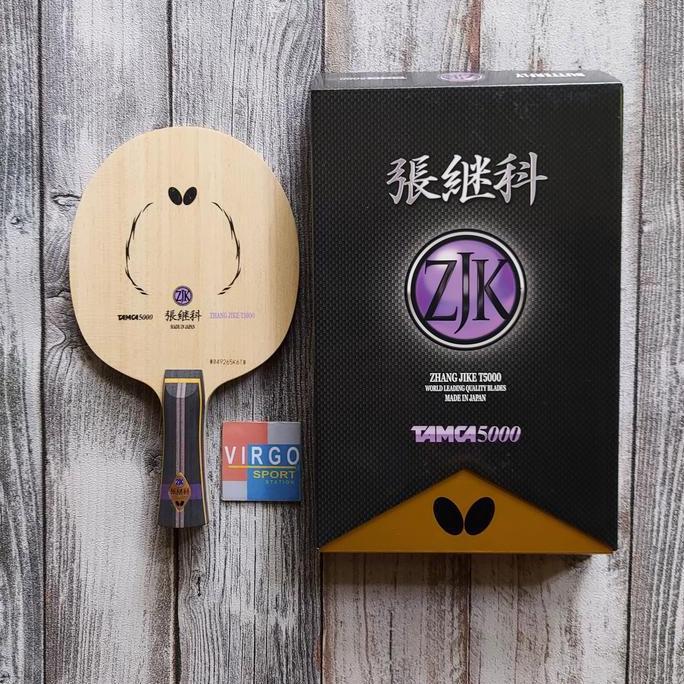 Butterfly Zhang Jike Tamca 5000 FISHSCALE kayu bat bet pingpong