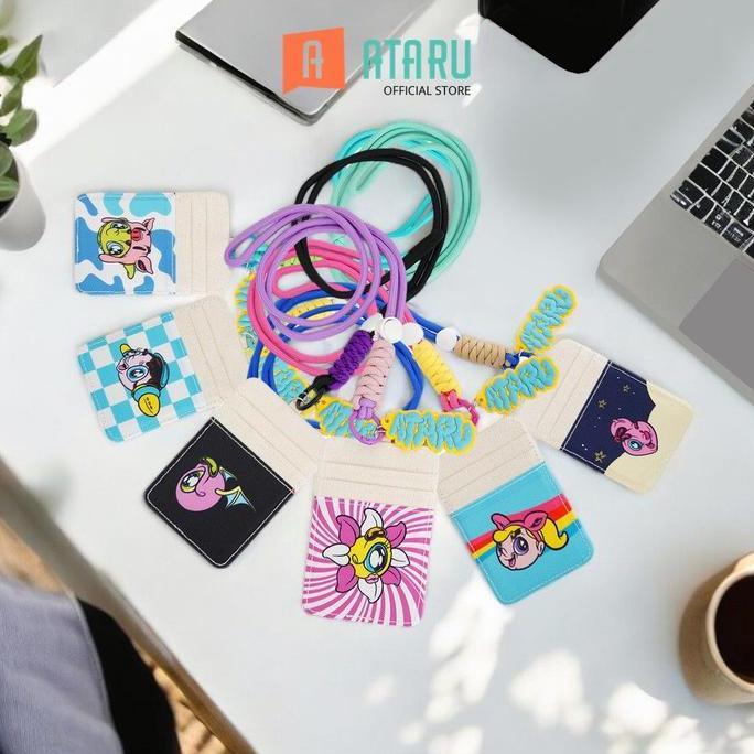 Ataru Id Card Holder Muklay Tempat Kartu Lanyard Name Tag Holder Id Card Holder Lucu