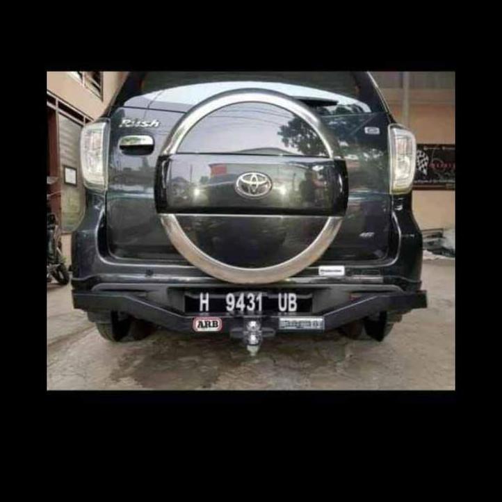 GRATIS ONGKIR TANDUK PENGAMAN BELAKANG MOBIL RUSH / TERIOS LAMA MODEL TOWING BENGKOK MEREK ARB