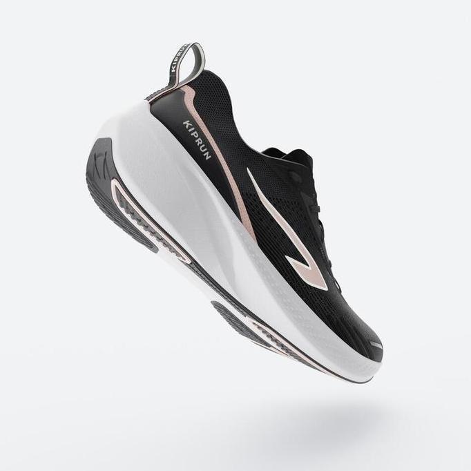 Decathlon KIPRUN Sepatu Lari Wanita Cushion 500 - Hitam - 8931013