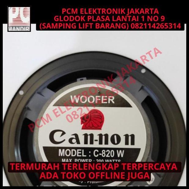 TERMURAH SPEAKER CANNON CAN NON CANON PRO 8 INCH 8INCH WOOFER WOFER 
