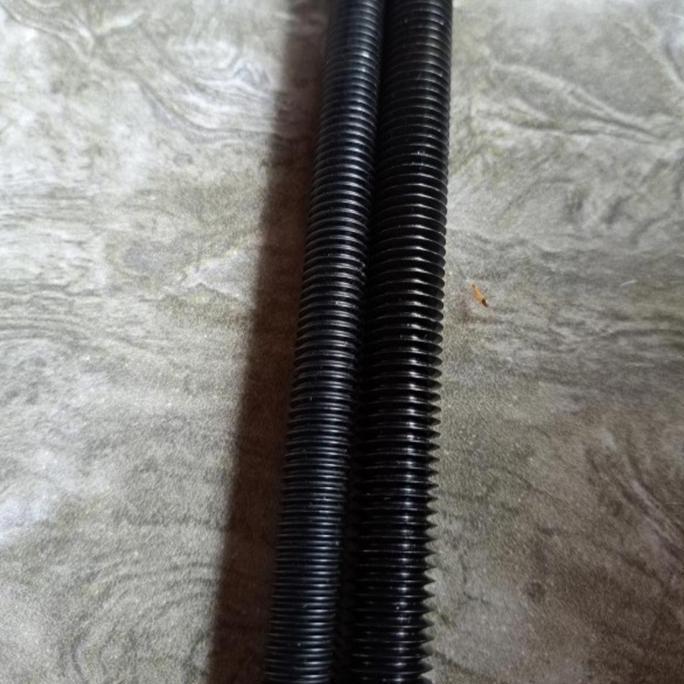 as drat m10x1 meter baja hitam.long drat m10 8.8 baja.as drat m10 baja panjang 1 meter