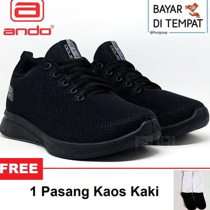 ANDO ELSIE 33-36 FULL HITAM SEPATU SEKOLAH SD SMP SMA WANITA