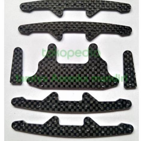 REP TAMIYA HG CARBON SET BEMPER SIDE DAMPER STYLE