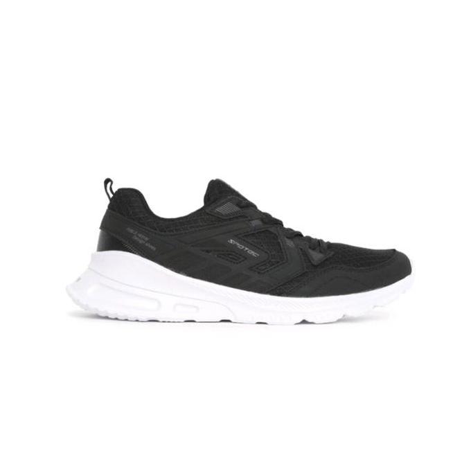 Sepatu Running Spotec Valco | Sepatu Sekolah | Sepatu Lari | BLK WHT