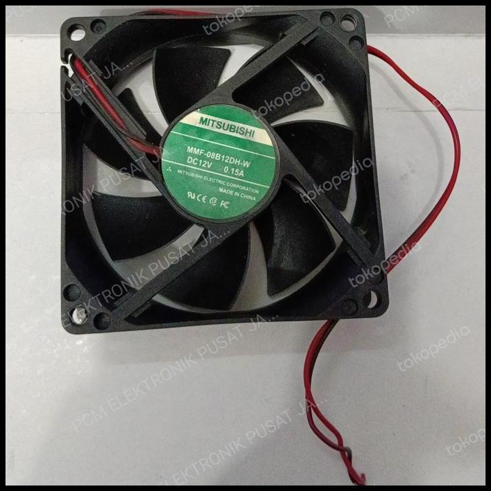 BEST DEAL 2085 FAN KIPAS MITSUBISHI 12 VOLT 2PIN 2 PIN 8CM 8 CM 8X8 MMF-08B12DH 