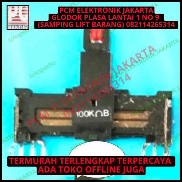 TERMURAH POTENSIO GESER 3.5CM 3.5 CM 35MM 100K 8P 8PIN 8KAKI 8 PIN KAKI+LED 