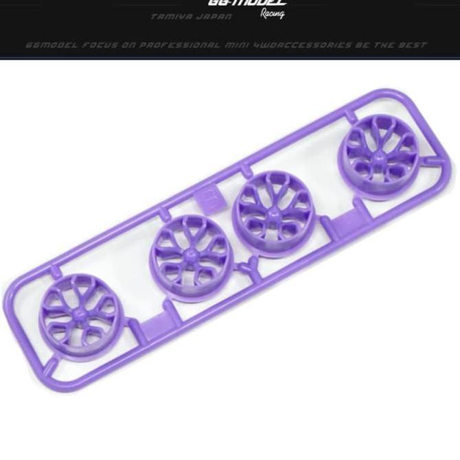 TAMIYA LOW PROFILES WHEEL SET Y SPOKE PURPLE / PELEK Y SPOKE