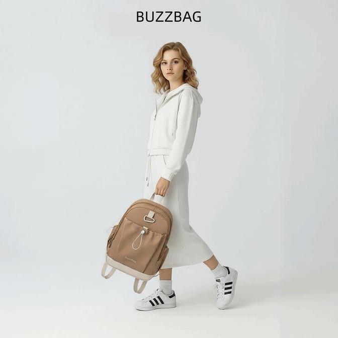 BuzzBag - Tas Ransel Sekolah Korea Style tas sekolah tas kampus wanita ransel tas kampus wanita rans