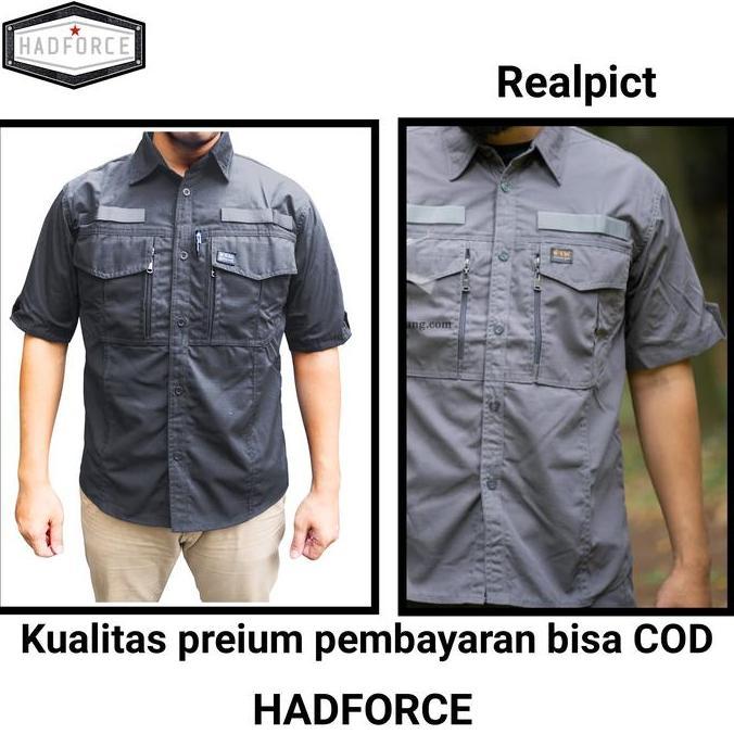 Kemeja W tac seragam tactical baju pdh kerja lapangan kantor pria