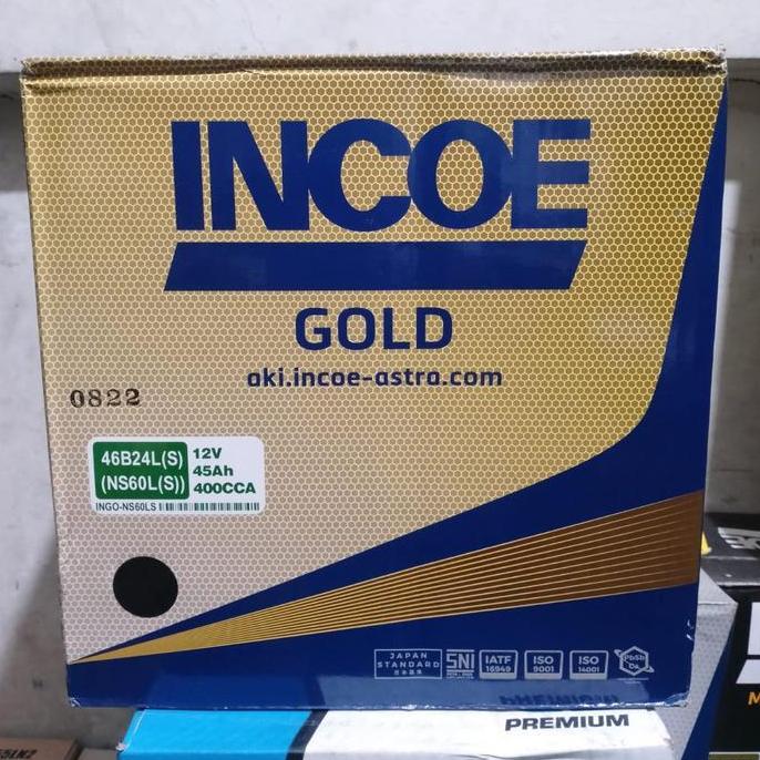 INCOE NS60LS aki basah mobil kijang super yaris odyssey crv avega