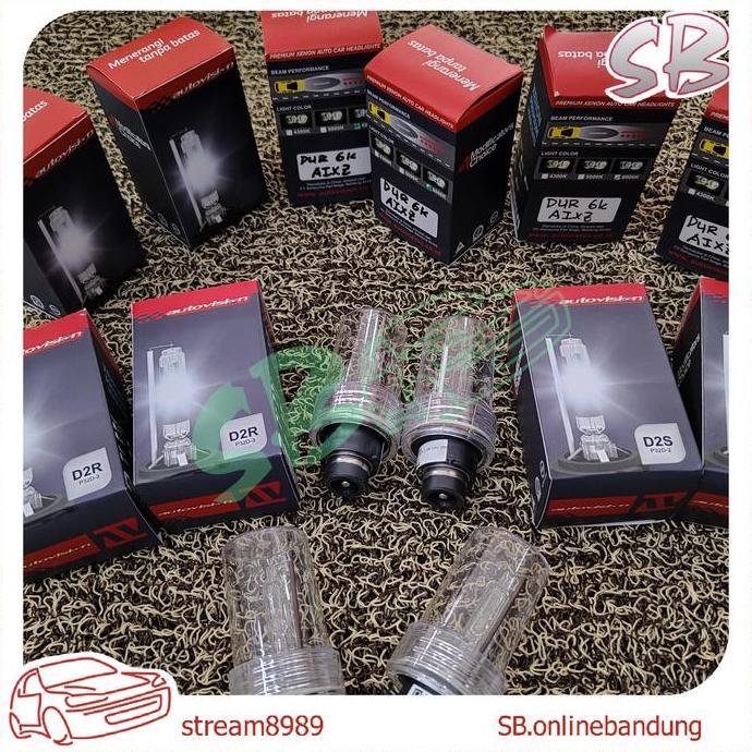 HID Autovision Bulb D2R D2S D4R D4S 4300k 6000k Bohlam Headlamp