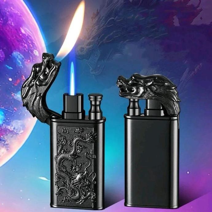 Bersih- Korek Api Bara 2 Api Naga Sembur Viral Double Lighter