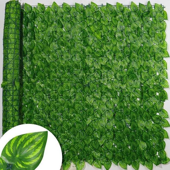 Gardenfil 1M X 3M/50Cm*3 M Daun Plastik Rambat Dinding/Daun Dinding Semangka/ Daun Artifisial /Daun 