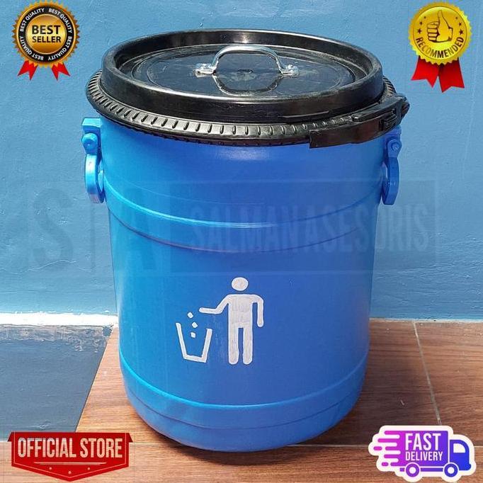 Bersih- Drum Tong Tempat Sampah Plastik 30 Liter