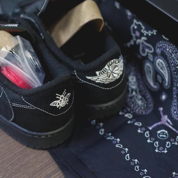 Air Jordan 1 Low OG x Travis Scott Black Phantom Cactus Jack Orinal