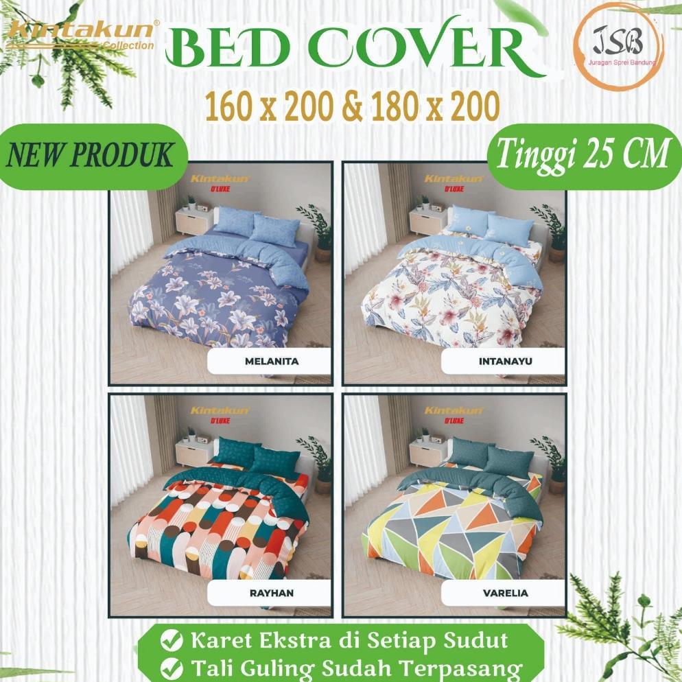 Bedcover Kintakun Dluxe Uk 180X200/160x200 Tinggi 25cm Kintakun Bedcover Badcover Bed cover Bedcover