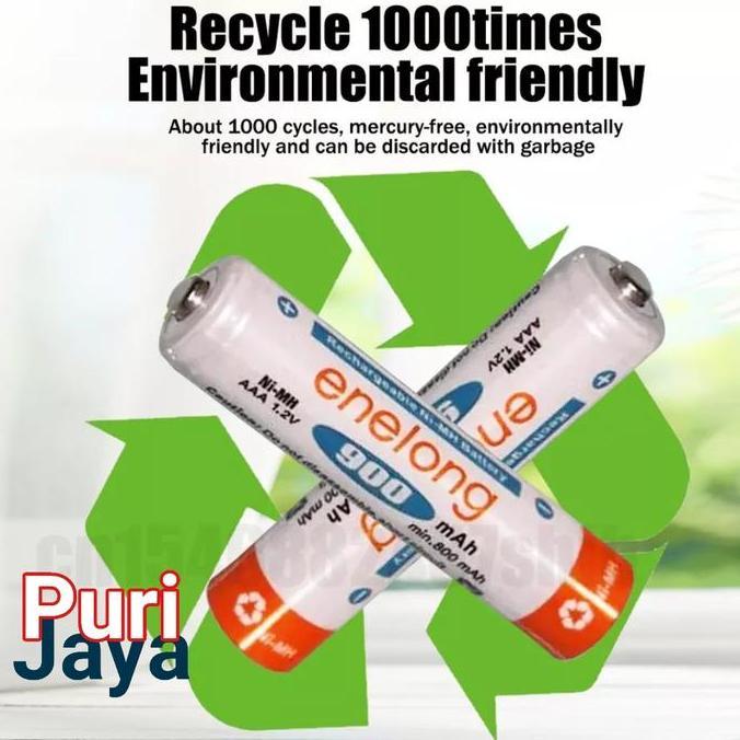 Homefix- Rechargeable Battery Enelong Bpi Aa Aaa Baterai Cas Isi Ulang 900Mah 2100Mah 2400Mah 2700Ma