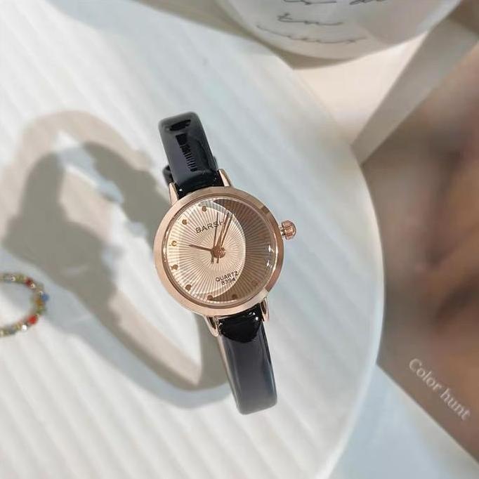 KOOLEY Jam Tangan Wanita Barsh Analog Ulzzang Style Kulit Fashion Watch