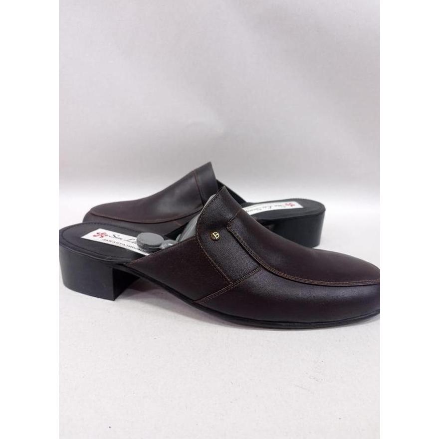 Slop Kulit Pria Sin Lie Seng Hak 5Cm