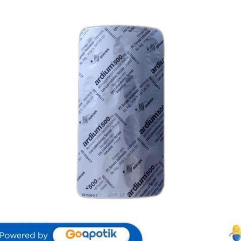 Ardium 500 Mg Strip 15 Tablet Original