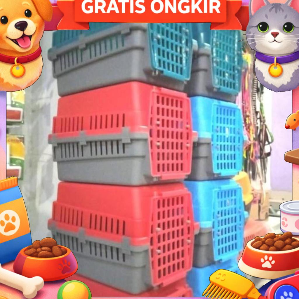 Pet Cargo Voyager/Canel Box Kucing Anjing Ukuran = L