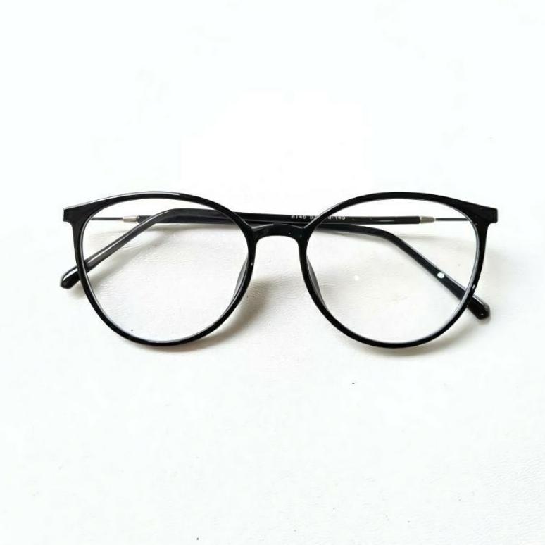 FREE BOX DAN LAP Frame Kacamata M8146 Perempuan//matakucing lentur//Kacamata Model Frame Cat Eye Gra