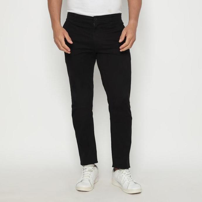 Platini Celana Pria Cino Panjang Hitam 588031