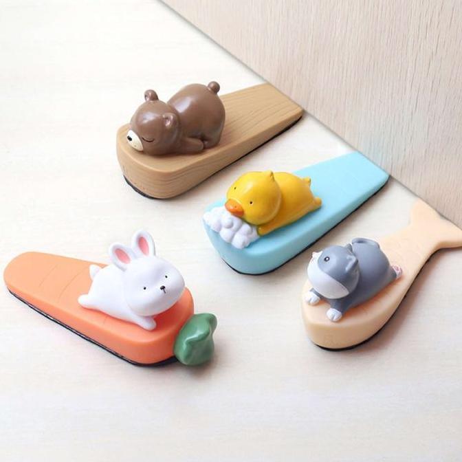 Homemart- Kokomi Door Stopper Yuma Bentuk Lucu Ganjalan Pintu Penahan Karet Pengganjal Ganjal Pintu 