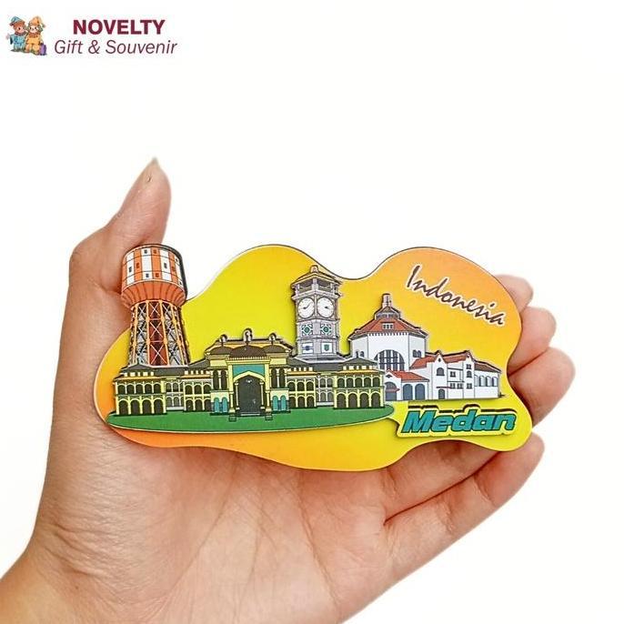 Al_Kuburo - Souvenir Magnet Kulkas Medan Oleh Oleh Sumatera Utara Negara Indonesia