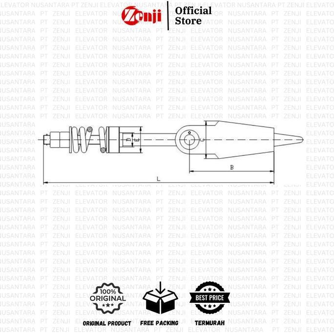 Elevator Rope Fastening HDW / Sakel Rope / Timble Rope (TERBAIK) (TERBARU) (TERMURAH)