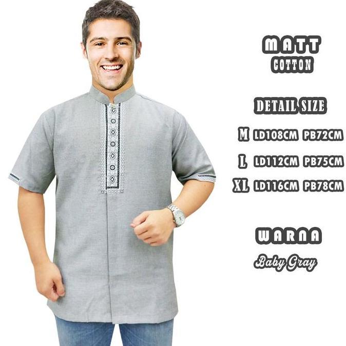 Uwouwo- Baju Koko Premium Dewasa Eternity Muslim