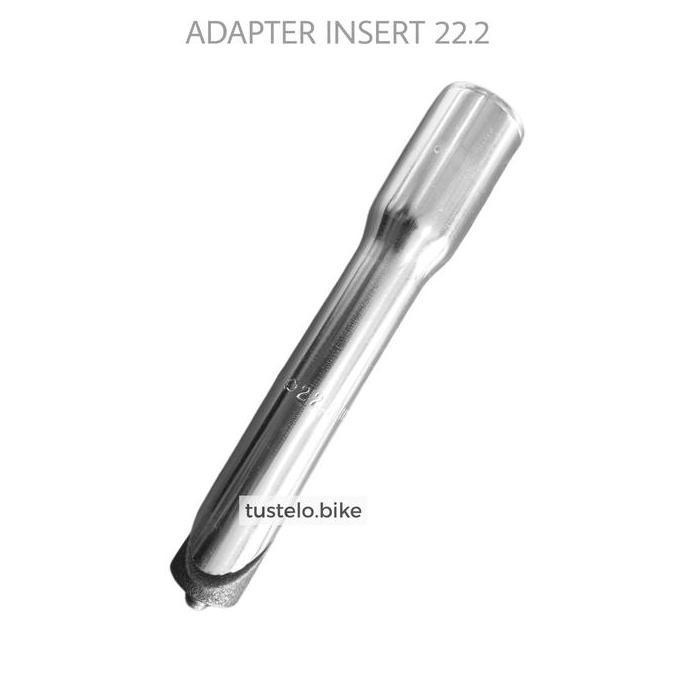 Thebest- Paket Stem 25.4 Chrome Adaptor Stem Insert 22.2 to Oversize 28.6 OS