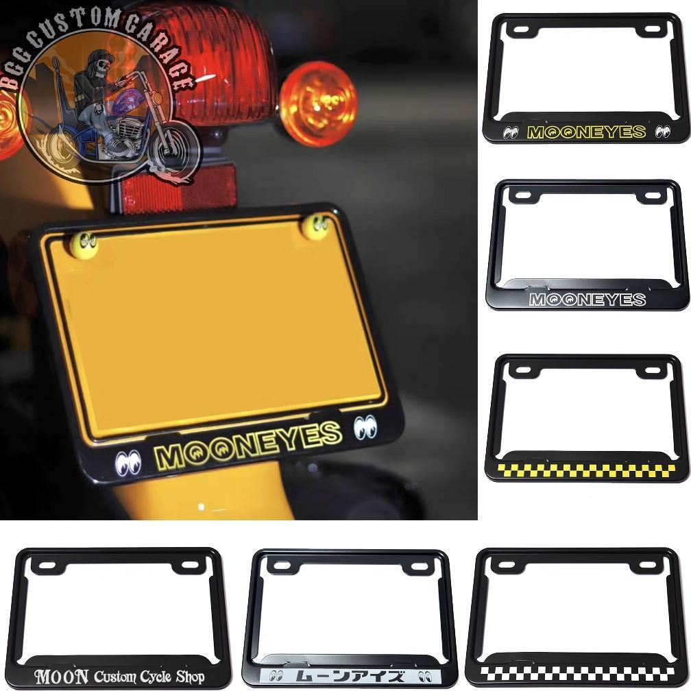 Cover Frame Plat Nomor MOONEYES Original . Baut Flat Nomer Mooneyes