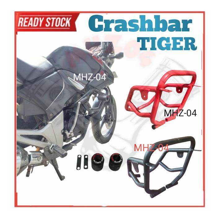 Crashbar Honda Tiger Revo Tiger Lama Jalu Slider Agna Engine Guard Original Dan Terpercaya