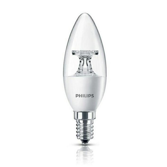 Lampu led candle Philips 4 watt ( E14/kuning )