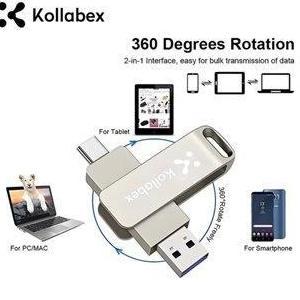 Kollabex 1TB 2TB Flash Drive for Android HP OTG Flashdisk High Speed USB 3.0 Flash Drive Flash Disk[
