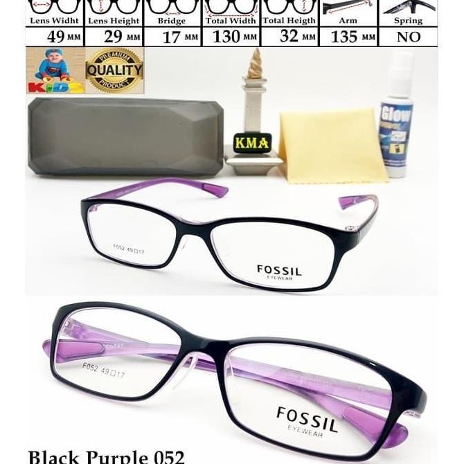 kacamata minus anak anak elastis frame kacamata fossil