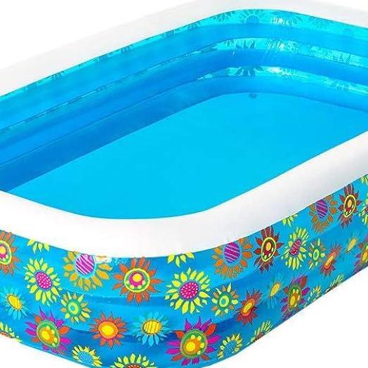 kolam renang anak motif jumbo KOLAM KOTAK 54120 Kolam Renang Anak Merk Ukuran 2.29 m x 1.52 m x 56 c