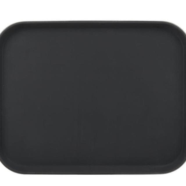 Nampan Baki Anti Slip Persegi 35Cm X 45Cm Hitam