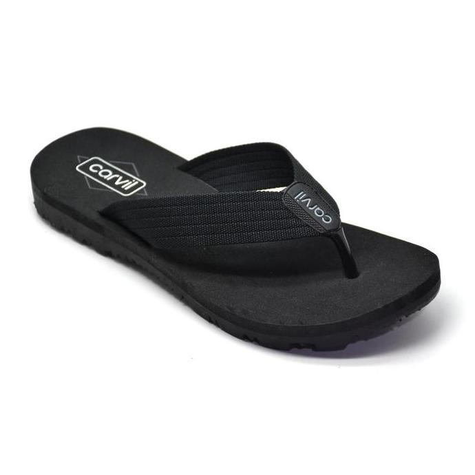 Carvil Sandal Jepit Pria LUMOS-M Flat Black